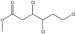 3,4,6-Trichlorohexanoic acid methyl ester