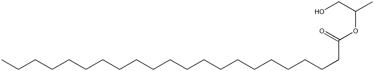 Docosanoic acid 2-hydroxy-1-methylethyl ester 结构式