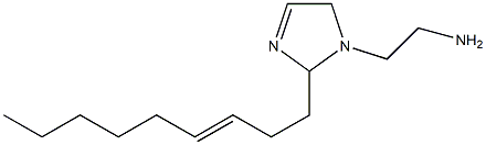 1-(2-アミノエチル)-2-(3-ノネニル)-3-イミダゾリン 化学構造式