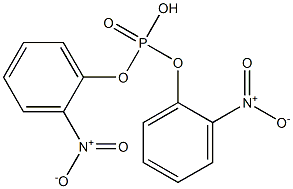 Phosphoric acid bis(2-nitrophenyl) ester 结构式
