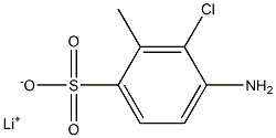 4-Amino-3-chloro-2-methylbenzenesulfonic acid lithium salt