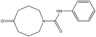 5-Oxo-N-phenyl(octahydroazocine)-1-carboxamide 结构式