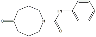 5-Oxo-N-phenyl(octahydroazocine)-1-carboxamide,,结构式