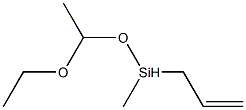 (1-Ethoxyethoxy)(methyl)(2-propenyl)silane Structure