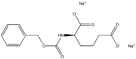 [R,(-)]-2-[[(Benzyloxy)carbonyl]amino]adipic acid disodium salt Struktur