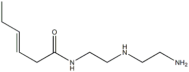 N-[2-[(2-Aminoethyl)amino]ethyl]-3-hexenamide Structure