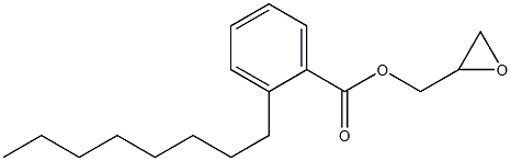 2-Octylbenzoic acid glycidyl ester Structure