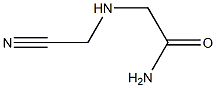 [(Cyanomethyl)amino]acetamide Structure