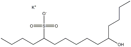 11-Hydroxypentadecane-5-sulfonic acid potassium salt