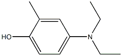 p-Diethylamino-2-methylphenol,,结构式