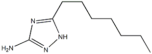 5-Heptyl-1H-1,2,4-triazol-3-amine 结构式