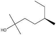 [R,(-)]-2,5-Dimethyl-2-heptanol,,结构式