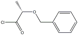 [S,(-)]-2-(Benzyloxy)propionyl chloride 结构式
