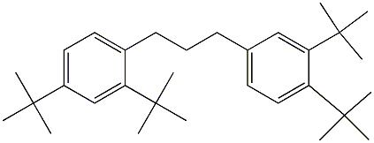 1-(2,4-Di-tert-butylphenyl)-3-(3,4-di-tert-butylphenyl)propane Structure