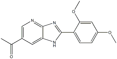  6-Acetyl-2-(2,4-dimethoxyphenyl)-1H-imidazo[4,5-b]pyridine