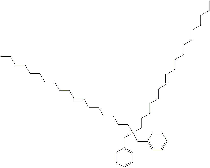 Di(7-octadecenyl)dibenzylaminium Structure