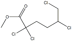 2,2,5,6-Tetrachlorocaproic acid methyl ester Structure