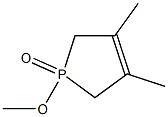 3,4-Dimethyl-1-methoxy-2,5-dihydro-1H-phosphole 1-oxide,,结构式