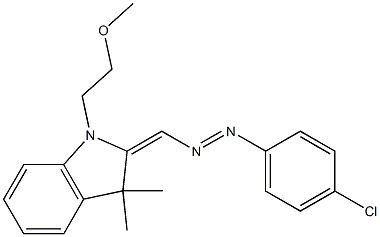 2-(4-Chlorophenylazomethylene)-1-(2-methoxyethyl)-3,3-dimethylindoline