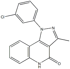 1-(3-Chlorophenyl)-3-methyl-1H-pyrazolo[4,3-c]quinolin-4(5H)-one