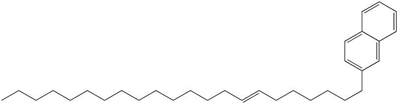 2-(7-Docosenyl)naphthalene Structure