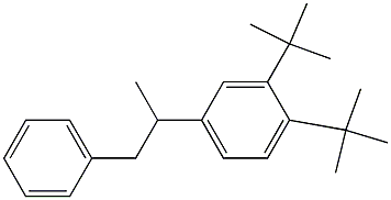 2-(3,4-Di-tert-butylphenyl)-1-phenylpropane Structure