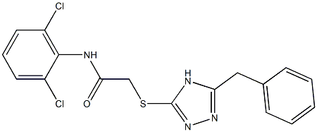 2-[[5-Benzyl-4H-1,2,4-triazol-3-yl]thio]-2',6'-dichloroacetoanilide