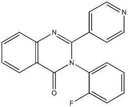 2-(4-Pyridyl)-3-(o-fluorophenyl)-4(3H)-quinazolinone|