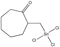 2-[(Trichlorostannyl)methyl]cycloheptan-1-one|