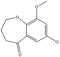 7-Chloro-9-methoxy-3,4-dihydro-1-benzoxepin-5(2H)-one