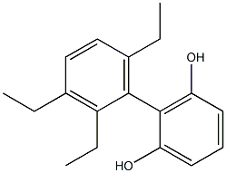 2-(2,3,6-Triethylphenyl)benzene-1,3-diol|