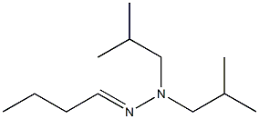 3-Methylpropanal diisobutyl hydrazone Structure