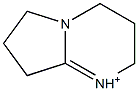 1-Aza-5-azoniabicyclo[4.3.0]nonane-5-ene Struktur
