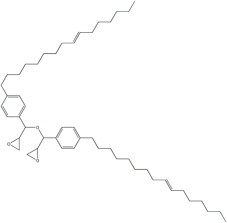 4-(9-Hexadecenyl)phenylglycidyl ether Struktur