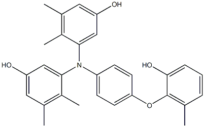 N,N-Bis(5-hydroxy-2,3-dimethylphenyl)-4-(2-hydroxy-6-methylphenoxy)benzenamine|