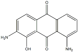 1-Hydroxy-2,8-diaminoanthraquinone Structure