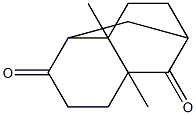 3,8-Dimethyltricyclo[5.3.1.03,8]undecane-2,6-dione Structure