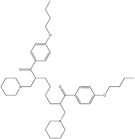 1,8-Bis(4-butoxyphenyl)-2,7-bis(piperidinomethyl)-1,8-octanedione