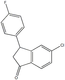 2,3-Dihydro-5-chloro-3-(4-fluorophenyl)-1H-inden-1-one