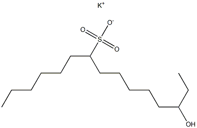 13-Hydroxypentadecane-7-sulfonic acid potassium salt