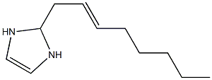 2-(2-Octenyl)-4-imidazoline,,结构式