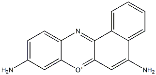 5,9-Diaminobenzo[a]phenoxazin-7-ium Struktur