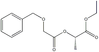 (S)-2-(Benzyloxyacetyloxy)propionic acid ethyl ester 结构式