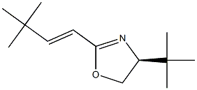 (4S)-4,5-Dihydro-4-tert-butyl-2-[(E)-3,3-dimethyl-1-butenyl]oxazole Structure