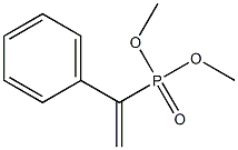 (1-Phenylethenyl)phosphonic acid dimethyl ester Structure