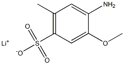  1-Amino-2-methoxy-5-methyl-4-benzenesulfonic acid lithium salt