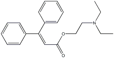  3,3-Diphenylacrylic acid 2-diethylaminoethyl ester