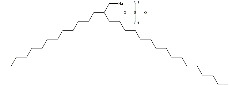  Sulfuric acid 2-tridecyloctadecyl=sodium salt