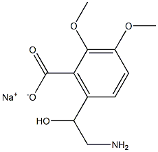 6-(2-Amino-1-hydroxyethyl)-2,3-dimethoxybenzoic acid sodium salt