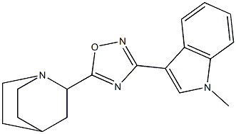 3-[5-(1-Azabicyclo[2.2.2]octan-2-yl)-1,2,4-oxadiazol-3-yl]-1-methyl-1H-indole